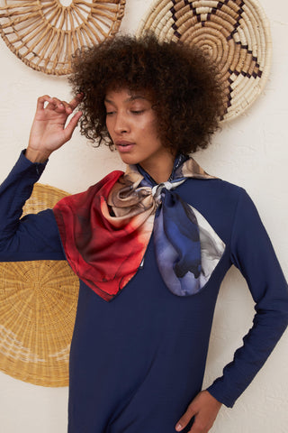 Silk Home 100% Twill Silk Scarf 11329-27 
