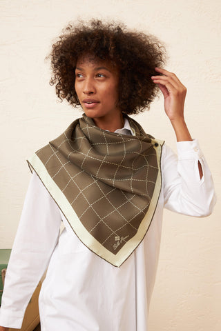 Silk Home 100% Twill Silk Scarf 11338-02 