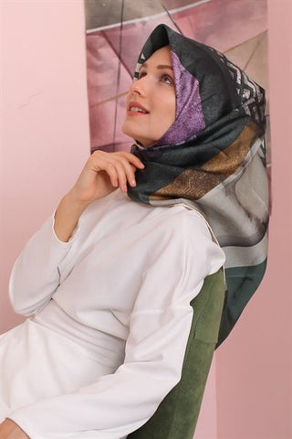 Silk Home %100 Twill İpek Eşarp 11345-03