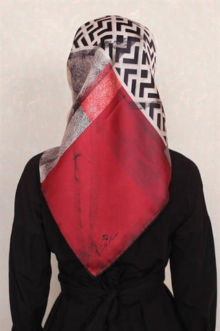 Silk Home %100 Twill İpek Eşarp 11345-15