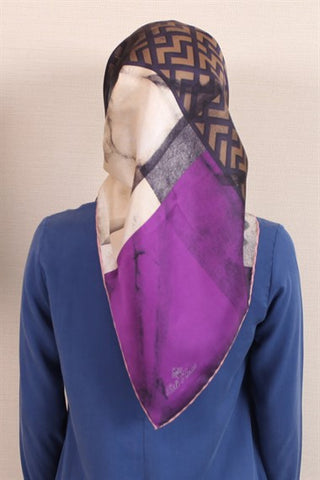 Silk Home %100 Twill İpek Eşarp 11345-21