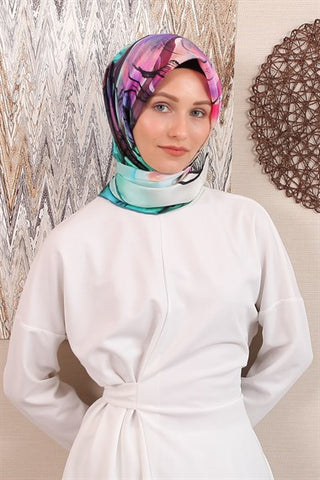 Silk Home %100 Twill İpek Eşarp 11348-10
