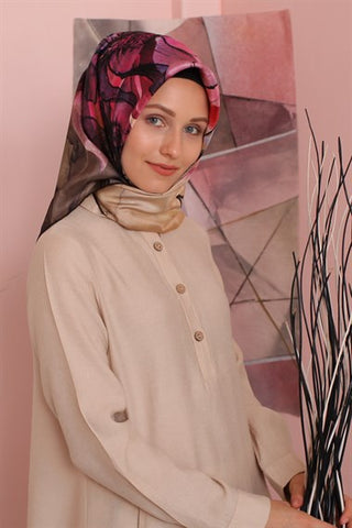Silk Home 100% Twill Silk Scarf 11348-12 