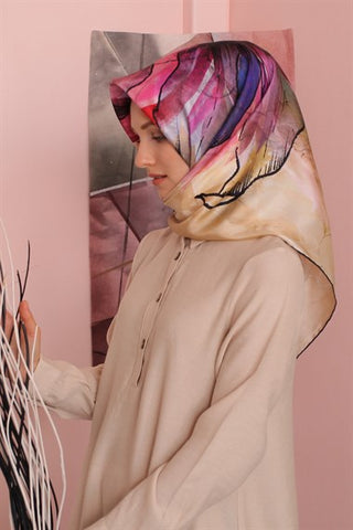Silk Home 100% Twill Silk Scarf 11348-12 