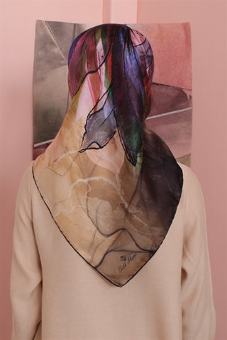 Silk Home 100% Twill Silk Scarf 11348-12 