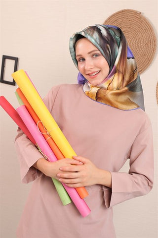 Silk Home %100 Twill İpek Eşarp 11352-11