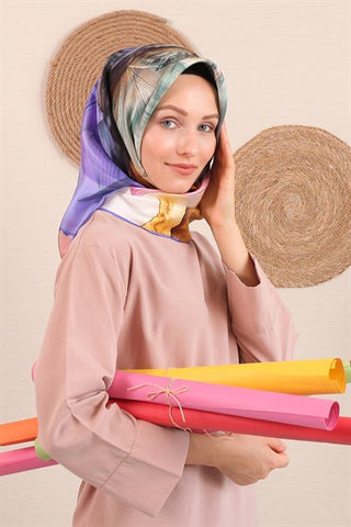 Silk Home %100 Twill İpek Eşarp 11352-11