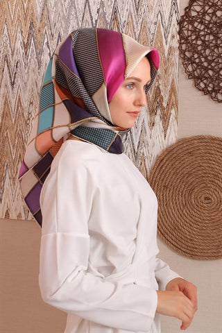 Silk Home %100 Twill İpek Eşarp 11355-15