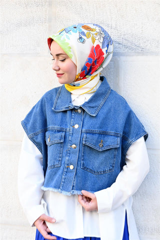 Silk Home %100 Twill İpek Eşarp 11374-06 - 463993471203 - | Silk Home