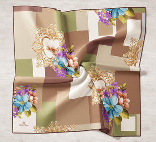 Silk Home %100 Twill İpek Eşarp 11383-21
