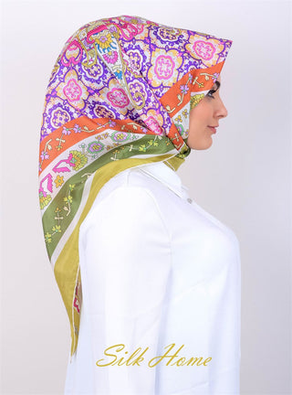 Silk Home %100 Vual İpek Eşarp 90107-07