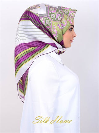 Silk Home 100% Voile Silk Scarf 90109-06