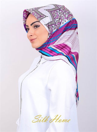 Silk Home 100% Voile Silk Scarf 90109-08
