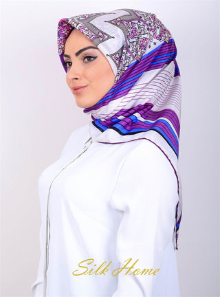 Silk Home %100 Vual İpek Eşarp 90109-10