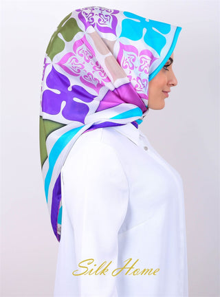 Silk Home %100 Vual İpek Eşarp 90112-03