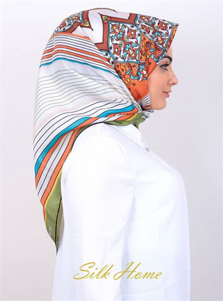 Silk Home %100 Vual İpek Eşarp 90109-12