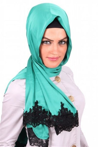 Silk Home Dantelli Lazer Kesim Şal