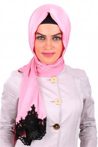 Silk Home Dantelli Lazer Kesim Şal