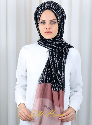 Silk Home Desenli Haiti Şal 180818-02