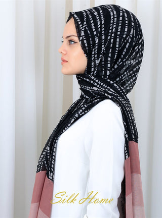 Silk Home Desenli Haiti Şal 180818-02