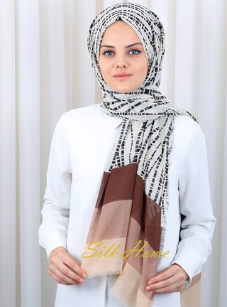 Silk Home Desenli Haiti Şal 180818-06