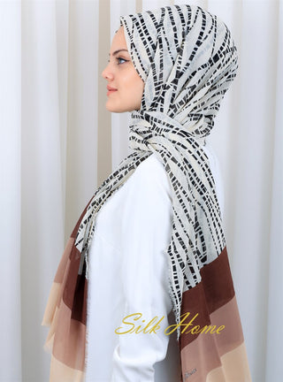 Silk Home Desenli Haiti Şal 180818-06