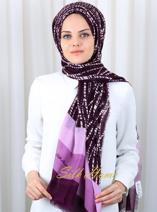 Silk Home Patterned Haitian Scarf 180818-11