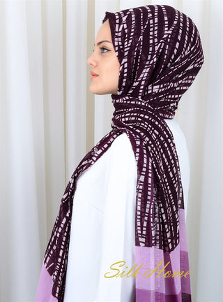 Silk Home Patterned Haitian Scarf 180818-11