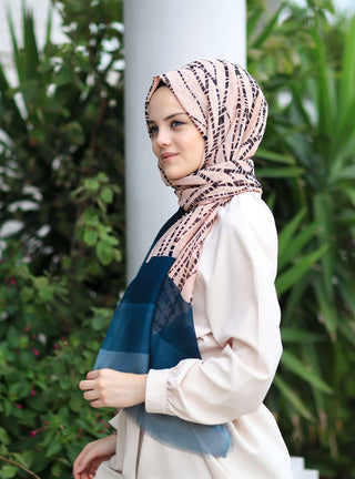 Silk Home Patterned Haitian Scarf 180818-14