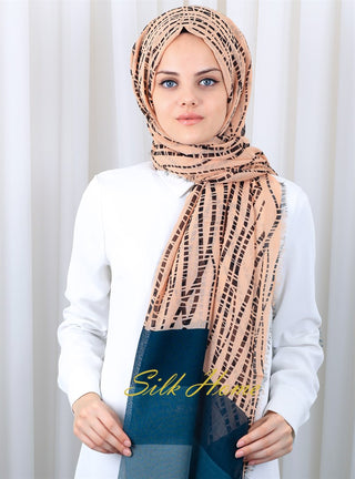 Silk Home Patterned Haitian Scarf 180818-14