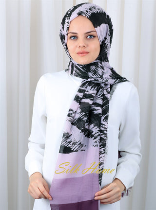 Silk Home Patterned Haitian Scarf 180819-02