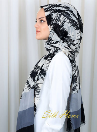 Silk Home Desenli Haiti Şal 180819-03