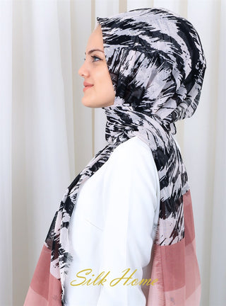 Silk Home Desenli Haiti Şal 180819-06