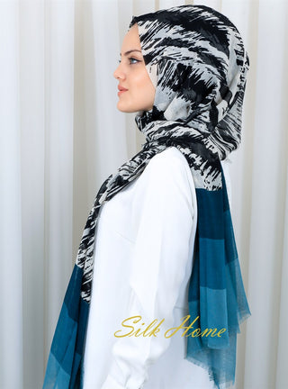 Silk Home Desenli Haiti Şal 180819-09