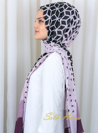 Silk Home Desenli Haiti Şal 180820-06