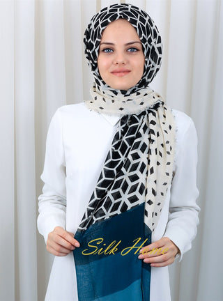 Silk Home Desenli Haiti Şal 180820-10