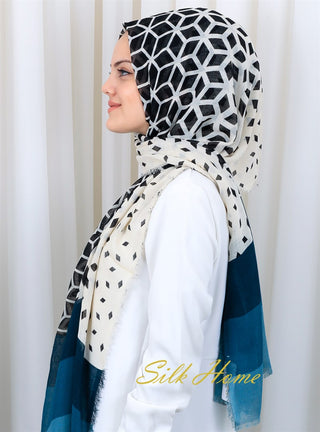 Silk Home Desenli Haiti Şal 180820-10