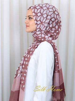 Silk Home Patterned Haitian Scarf 180820-16
