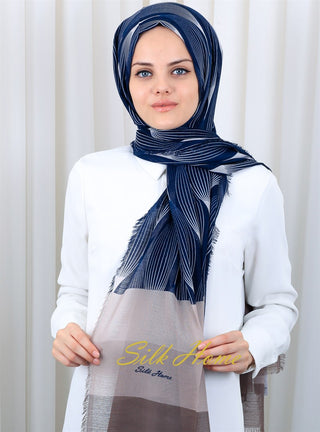 Silk Home Patterned Haitian Scarf 180821-01