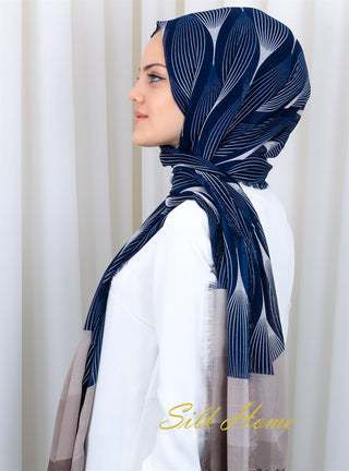 Silk Home Patterned Haitian Scarf 180821-01