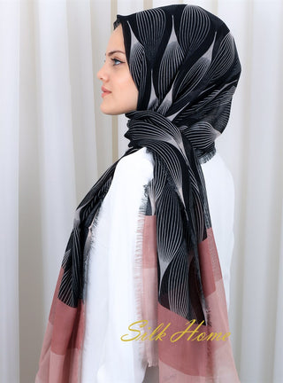 Silk Home Patterned Haitian Scarf 180821-02