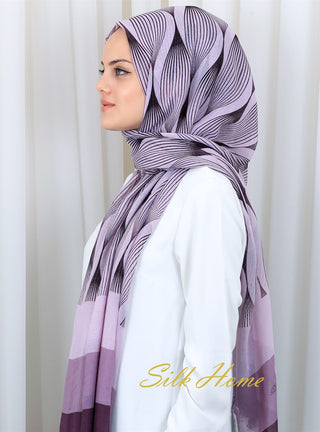 Silk Home Patterned Haitian Scarf 180821-08