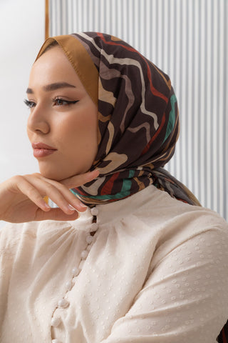 Silk Home Patterned Soft Scarf 70012-03