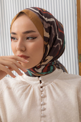 Silk Home Patterned Soft Scarf 70012-03