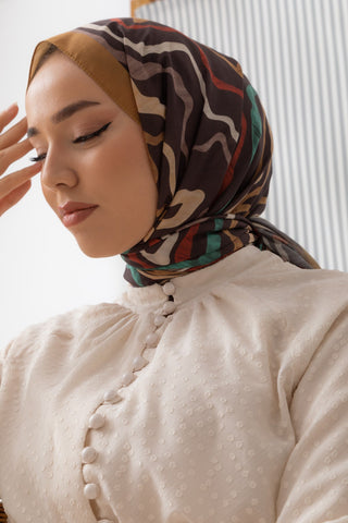 Silk Home Patterned Soft Scarf 70012-03