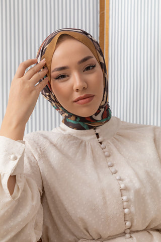 Silk Home Patterned Soft Scarf 70012-03
