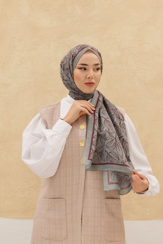 Silk Home Patterned Soft Scarf 70014-22 