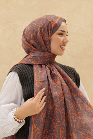 Silk Home Patterned Soft Scarf 70014-23 