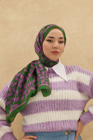 Silk Home Patterned Soft Scarf 70015-08 