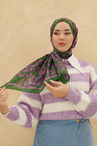 Silk Home Patterned Soft Scarf 70015-08 